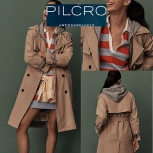Like New Pilcro Hooded Dickie trench coat, XL,  PG1462